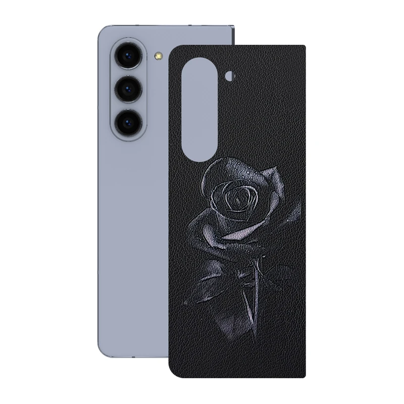 برچسب پوششی ریمکس مدل Leth طرح رز مناسب برای گوشی موبایل سامسونگ Galaxy Z Fold5