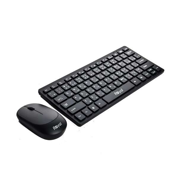 کیبورد و ماوس بیسیم رویال مدل RKM-810 کیبورد و ماوس بیسیم رویال مدل RKM-810