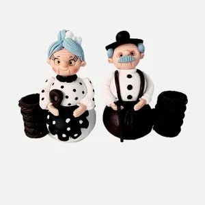 ظرف خلال دندان مدل  خمیری فانتزی کد 001 مجموعه 2 عددی