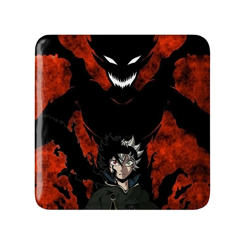 مگنت خندالو طرح آستا انیمه بلک کلاور Black Clover کد 11729
