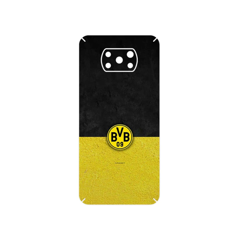 برچسب پوششی ماهوت مدل Borussia Dortmund FC مناسب برای گوشی موبایل شیائومی Poco X3 Pro