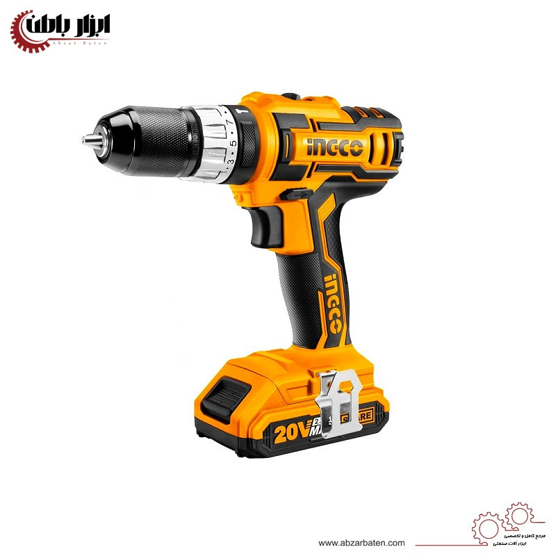 دریل پیچ گوشتی چکشی شارژی اینکو مدل CIDLI2002-20V