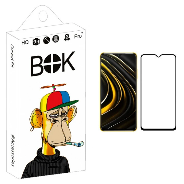 محافظ صفحه نمایش بوک مدل +HD مناسب برای گوشی موبایل شیائومی poco m3