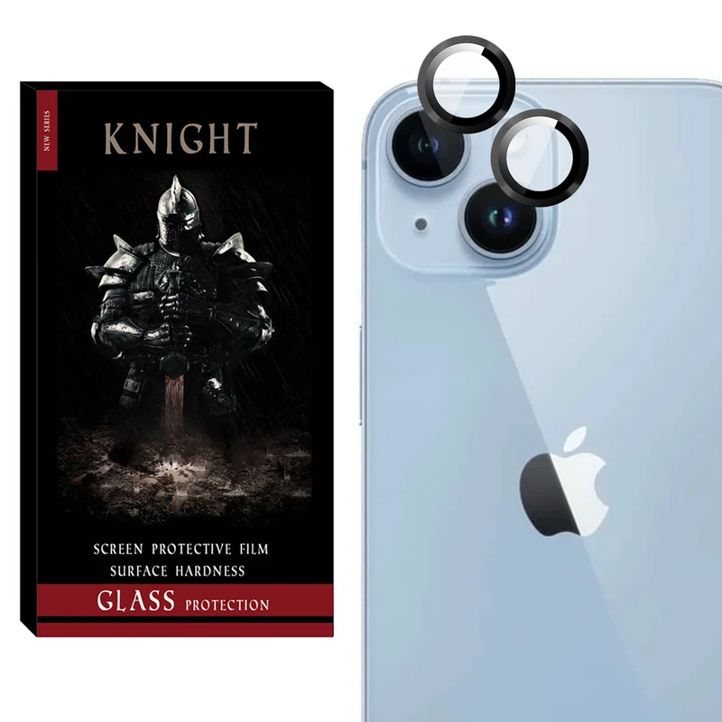 محافظ لنز دوربین فلزی نایت مدل RNG MTL KT مناسب برای گوشی موبایل اپل iPhone 14