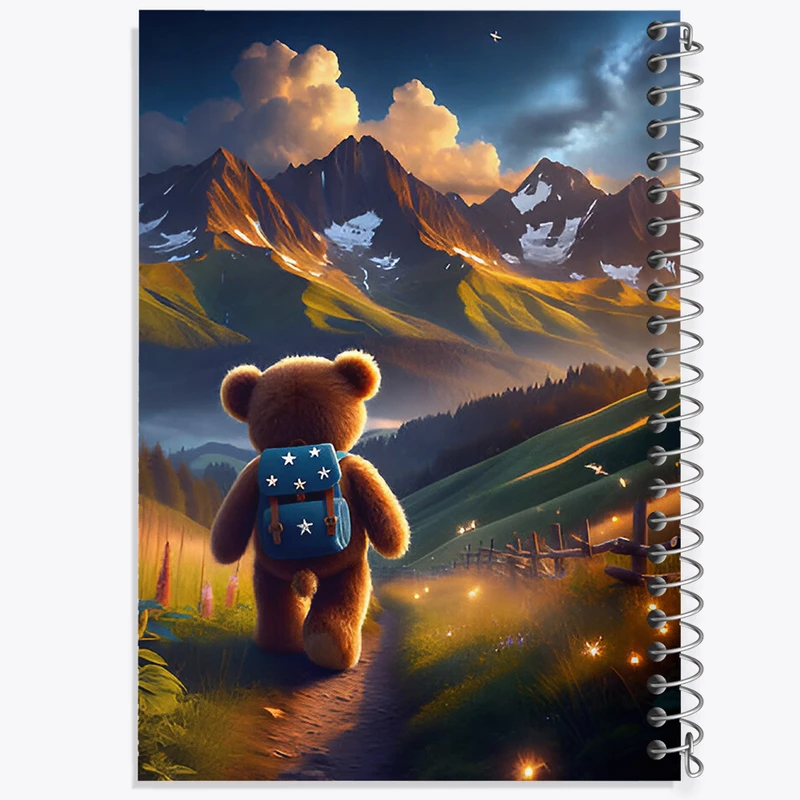 دفتر لیست خرید 50 برگ خندالو طرح خرس کیوت کد N3357