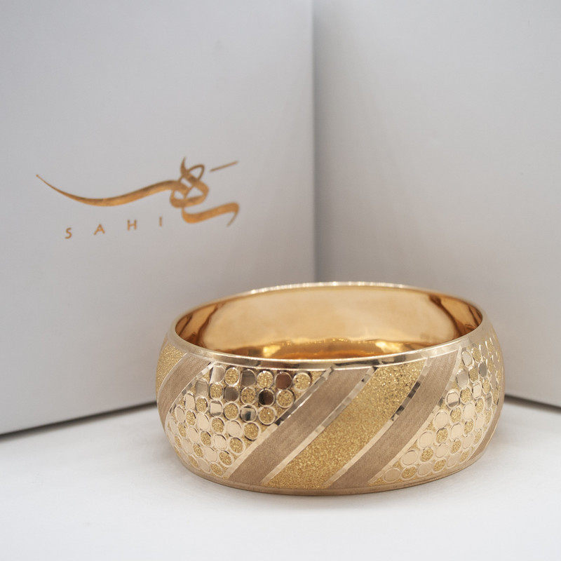 النگو طلا 18 عیار زنانه سهی مدل VB67-3 النگو طلا 18 عیار زنانه سهی مدل VB67-3