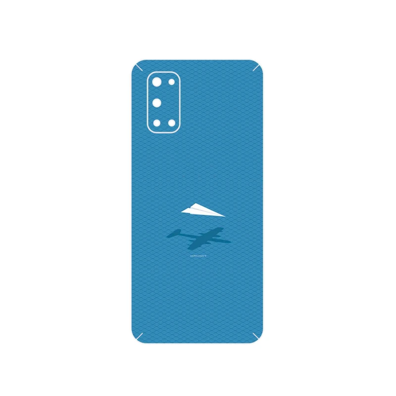 برچسب پوششی ماهوت مدل Minimal Paper Airplane مناسب برای گوشی موبایل ریلمی 7 5G