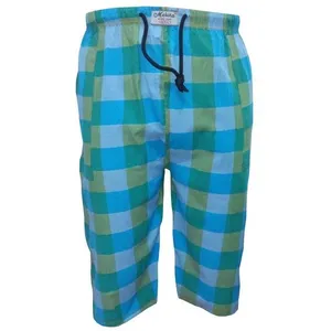 شلوارک مردانه مدل چهار خونه رنگ سبز