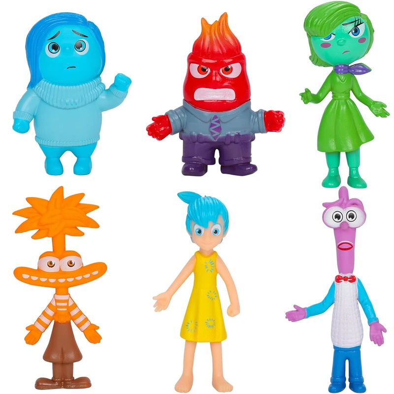 اکشن فیگور مدل انیمیشن درون و بیرون مجموعه 6 عددی