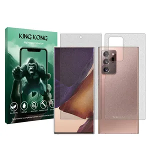 King Kong Tough model matte screen protector suitable for Samsung Galaxy Note 20 Ultra 5G mobile phone along with the back protector 