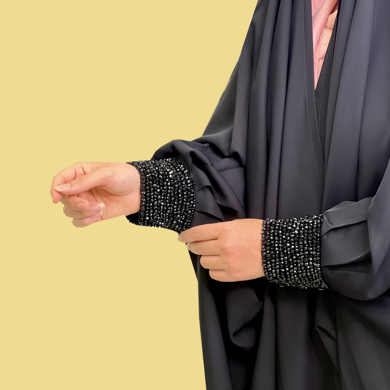 چادر عبایی مدل پارمیس پلاس کریستال