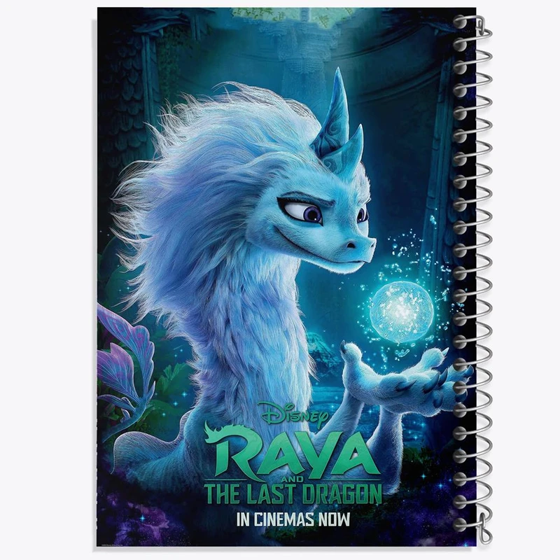 دفتر ژورنال نویسی 50 برگ خندالو مدل نقطه ای طرح رایا و آخرین اژدها Raya and the Last Dragon کد 4780