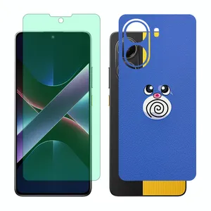 Glass Together model Green light screen protector suitable for Xiaomi Poco X7 Pro mobile phone with back cover sticker