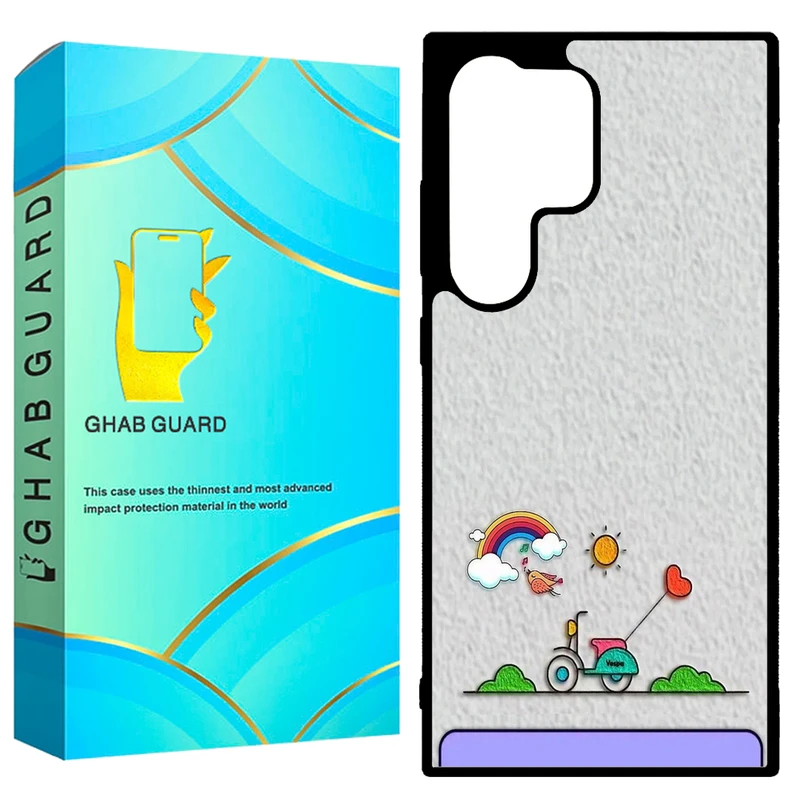 کاور قاب گارد طرح نقاشی مدل GCHPD24U مناسب برای گوشی موبایل سامسونگ Galaxy S24 Ultra 5G 