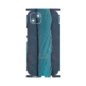 MAHOOT Turquoise feathers-FullSkin Cover Sticker for Wiko T10