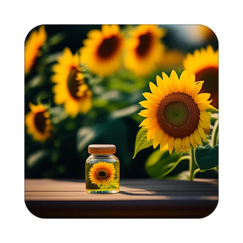 زیر لیوانی کاکتی طرح گل مدل mp18812