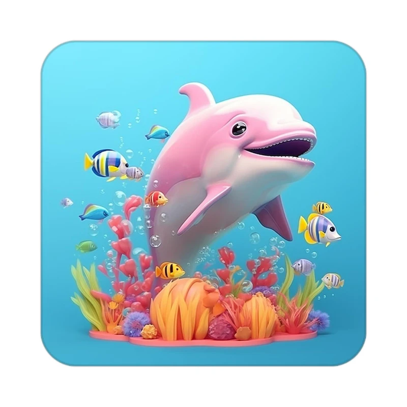 زیر لیوانی کاکتی طرح گل مدل mp15930