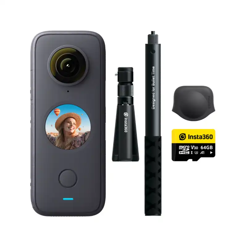 دوربین فیلم برداری ورزشی اینستا 360 مدل ONE X2 به همراه مجموعه لوازم جانبی