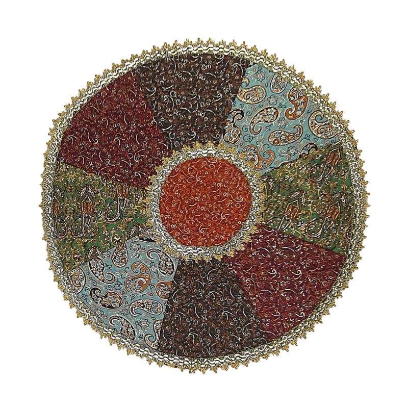 رومیزی ترمه مدل عقیق کد R42