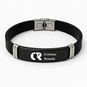 دستبند چرمی مدل فوتبالی کریستیانو رونالدو کد ۲