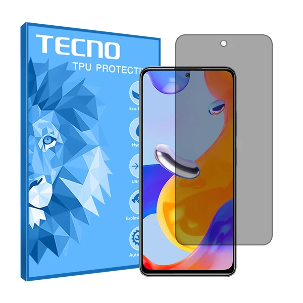 محافظ صفحه نمایش حریم شخصی تکنو مدل HyPRV مناسب برای گوشی موبایل شیائومی Redmi Note 11 Pro