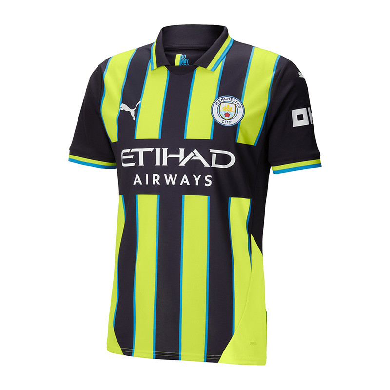 ست تی شرت و شلوارک ورزشی مردانه مدل منچستر سیتی Away 2025