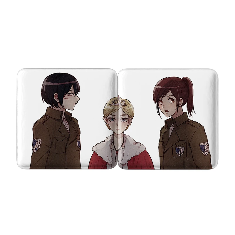 مگنت خندالو مدل انیمه اتک آن تایتان Attack On Titan کد A190 مجموعه 2 عددی