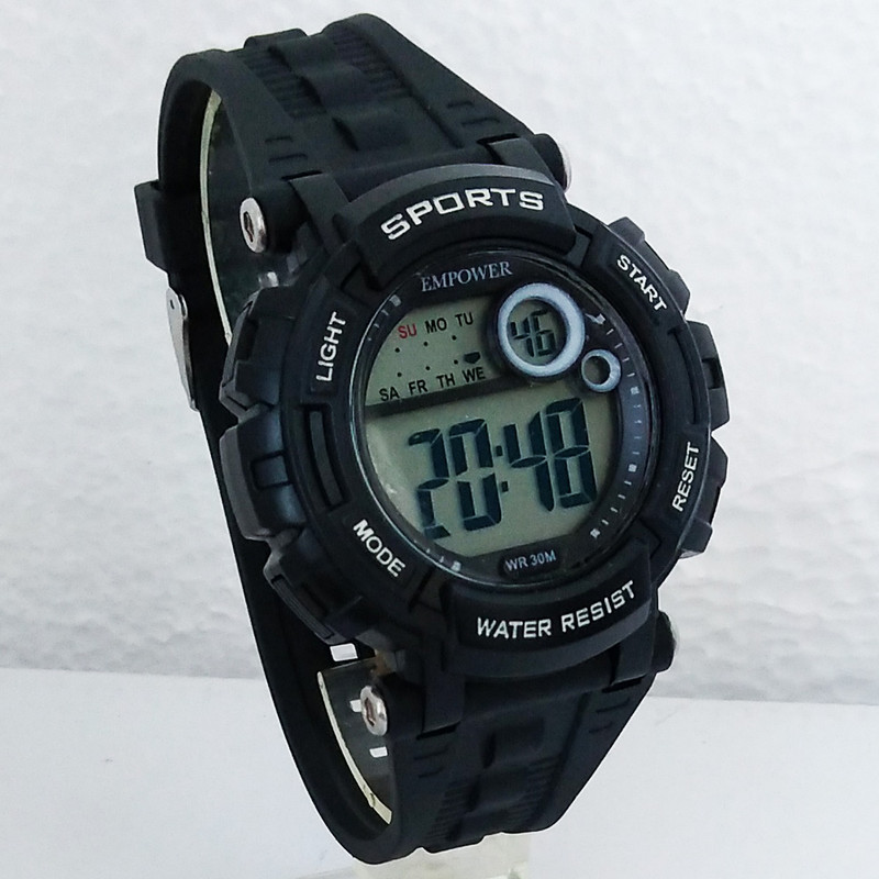 ساعت مچی دیجیتال امپاور مدل اسپرت ضدآب چراغدار SPORT ساعت مچی دیجیتال امپاور مدل اسپرت ضدآب چراغدار SPORT