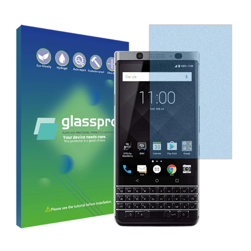 محافظ صفحه نمایش مات ضد اشعه آبی گلس پرو مدل Resistant مناسب برای گوشی موبایل بلک بری Keyone