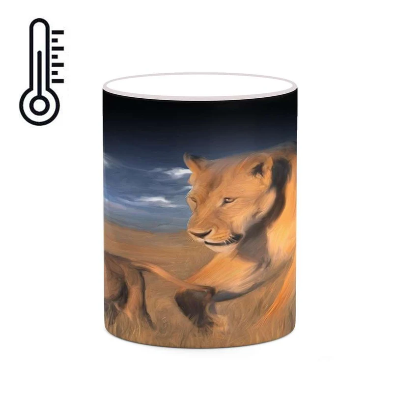 ماگ حرارتی کاکتی مدل نقاشی کارتونی کد mgh18749