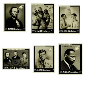 تمبر یادگاری مدل سال بین المللی حقوق بشر مجموعه 6 عددی