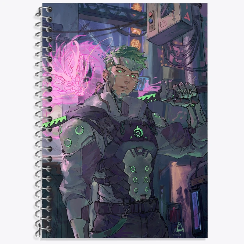 دفتر لغت 50 برگ خندالو طرح بازی اورواچ (Overwatch) کد 31601