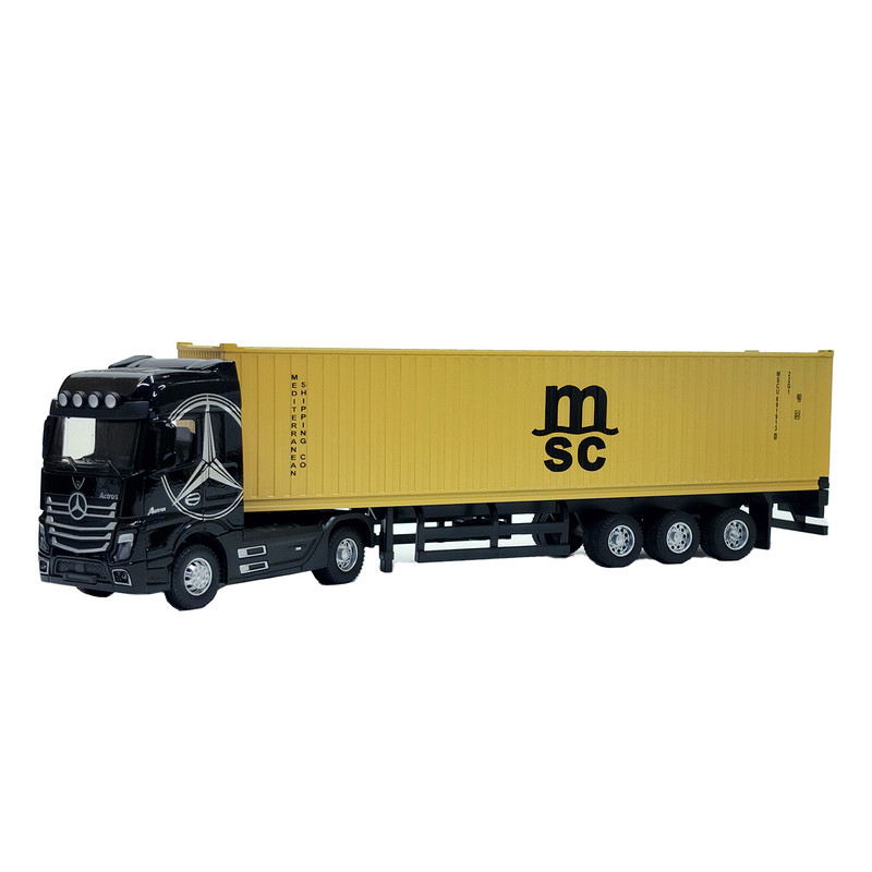 ماکت ماشین مدل بنز 18 چرخ طرح msc