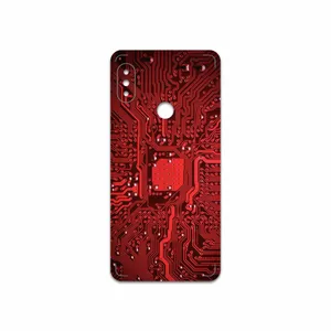 MAHOOT Red Printed Circuit Board Cover Sticker for Xiaomi Redmi Note 5 Pro
