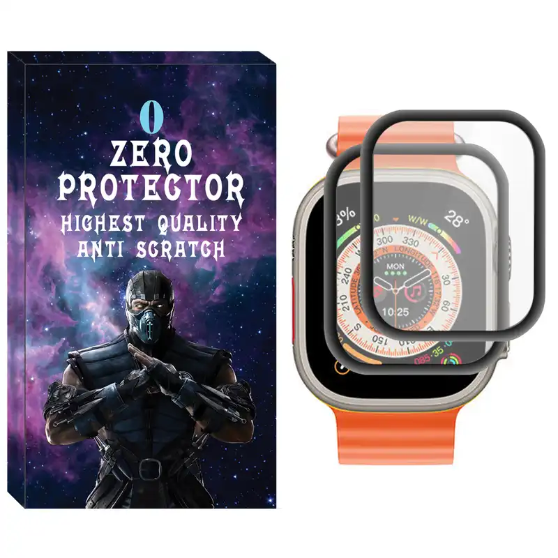 محافظ صفحه نمایش نانو زیرو مدل NZO مناسب برای ساعت هوشمند هاینو تکو T89 Ultra Max بسته دو عددی