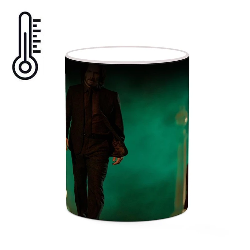 ماگ حرارتی کاکتی طرح جان ویک john wick 4 مدل mgh26452