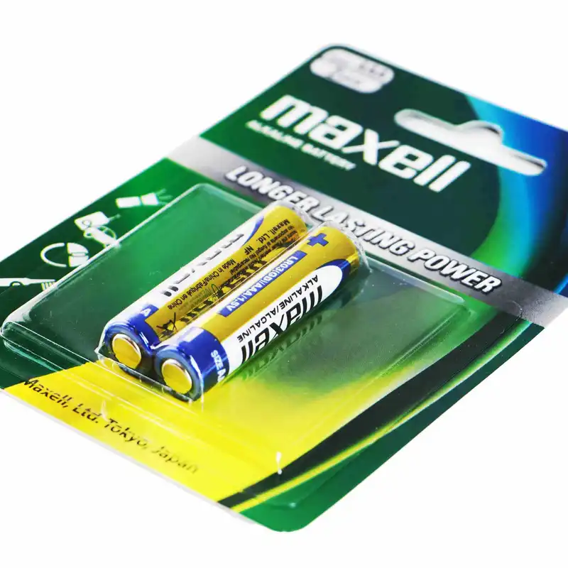 باتری نیم قلمی مکسل مدل ALKALIN BATTEY بسته دو عددی
