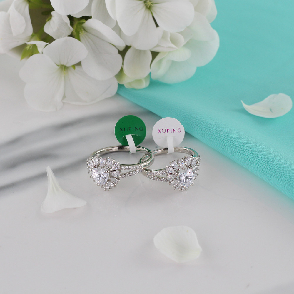 انگشتر زنانه ژوپینگ مدل قلب کد L359