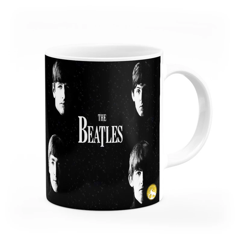 ماگ هومرو طرح گروه راک بیتلز مدل MG9472