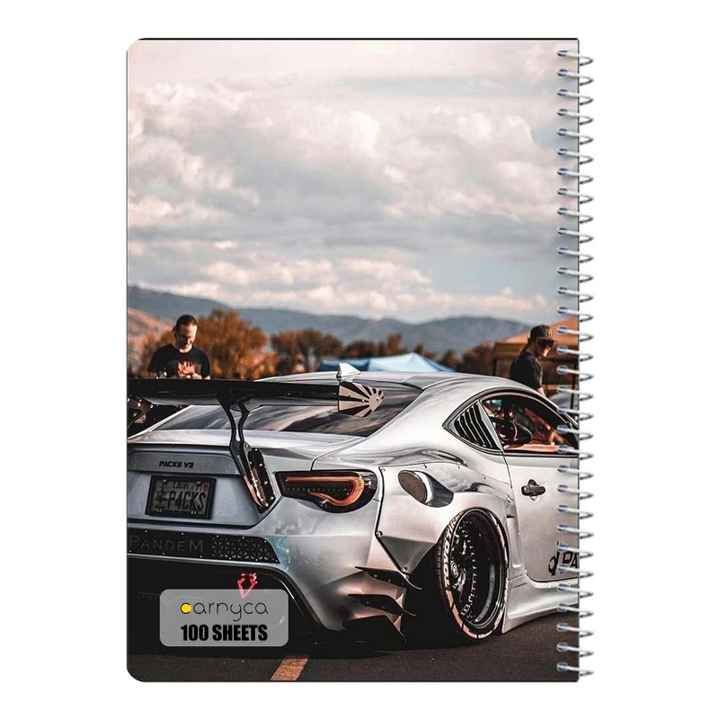دفتر مشق 100 برگ سیمی کارنیکا طرح تویوتا جی تی ۸۶ Toyota GT86 کد 77741