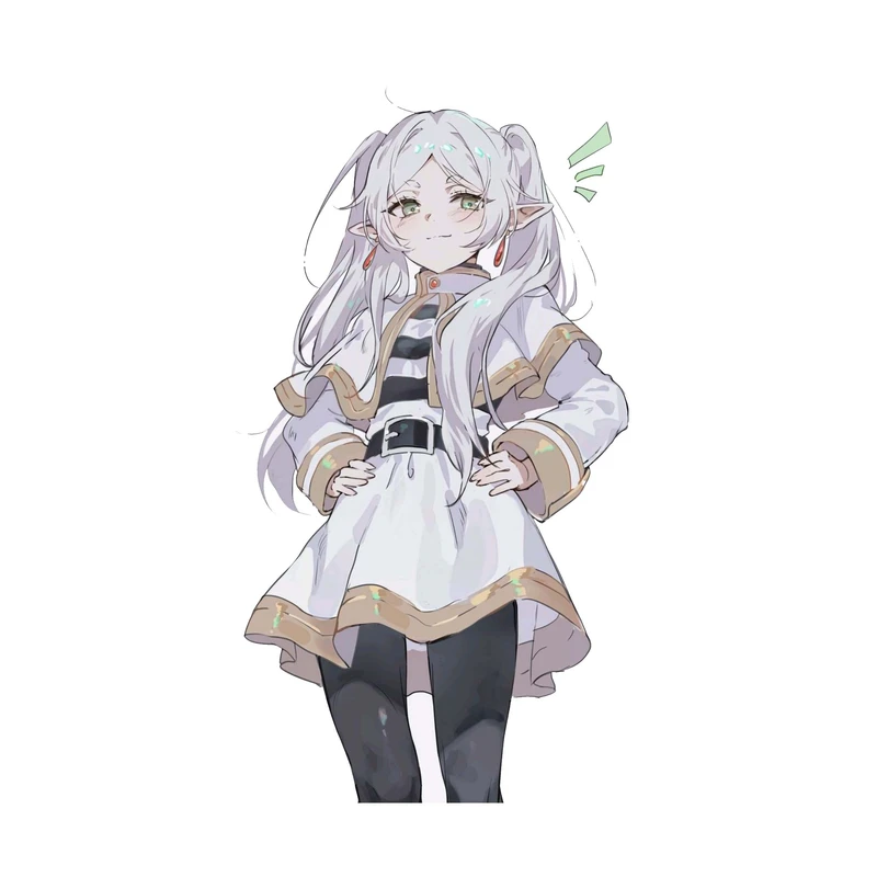 استیکر لپ تاپ و موبایل مدل انیمه طرح فریرن: فراتر از پایان سفر Frieren Beyond Journey's End کد 4244