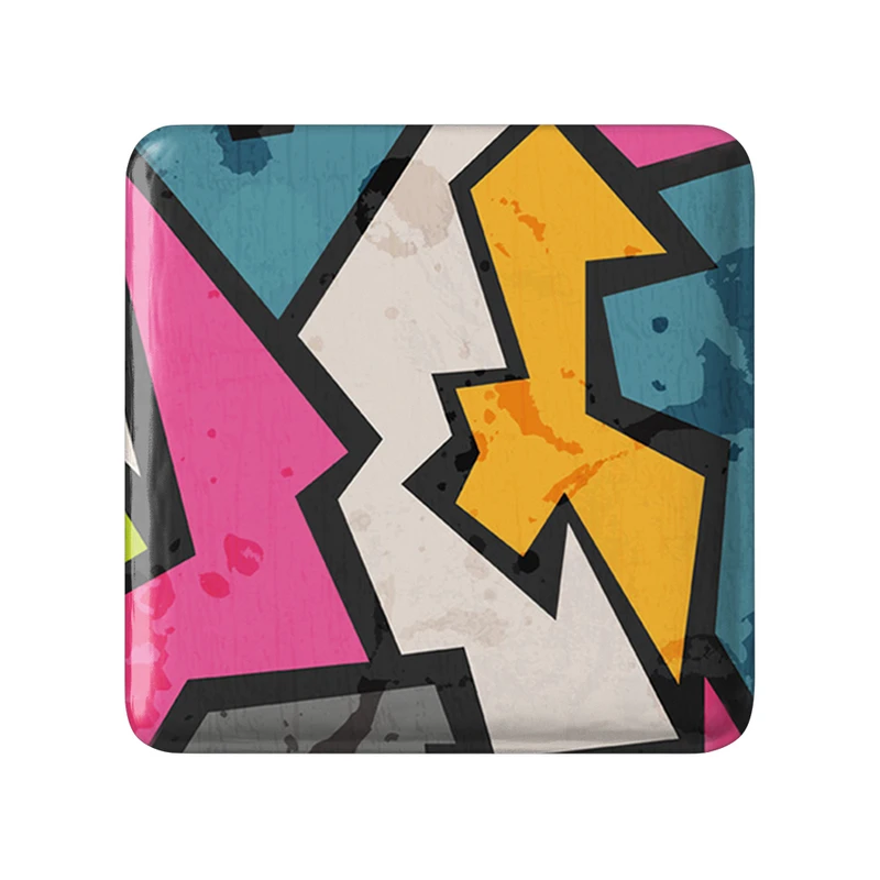  مگنت خندالو طرح نقاشی انتزاعی کد 5333