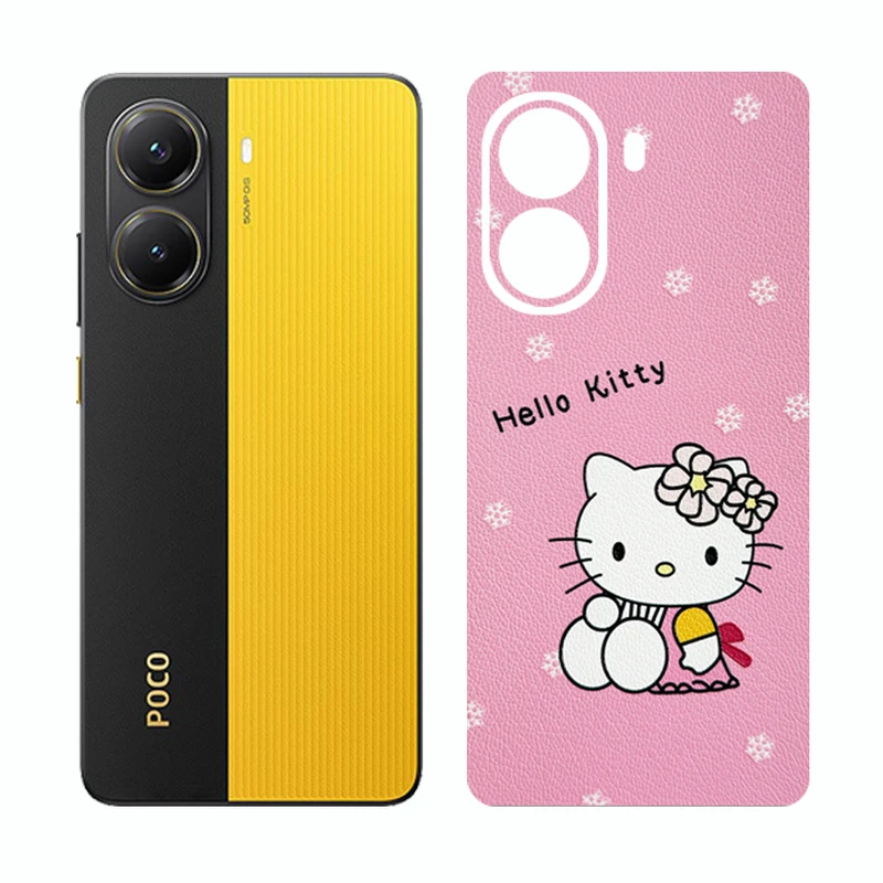 برچسب پوششی ریمکس مدل Cover طرح هلو کیتی مناسب برای گوشی موبایل شیائومی Poco X7 Pro