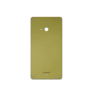 MAHOOT Matte-Gold Cover Sticker for microsoft Lumia 540