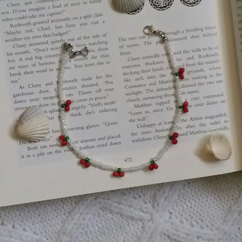 پابند زنانه مدل آلبالو گیلاس کد PA134