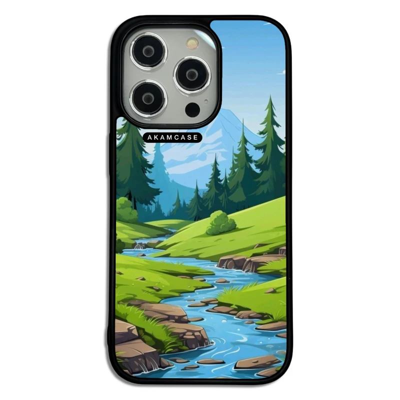 کاور آکام مدل AMC-WA14PRO-NATURE-19 مناسب برای گوشی موبایل اپل iPhone 14 Pro