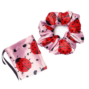 کش مو دخترانه مدل ساتن 002 به همراه کیسه هدیه