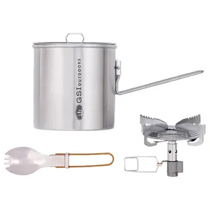 اجاق و ظرف سفری جی اس آی مدل Glacier Stainless Explorer بسته 3 عددی