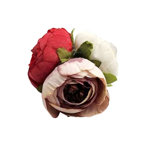 گیره مو زنانه مدل گل پیونی کد SNG255-3