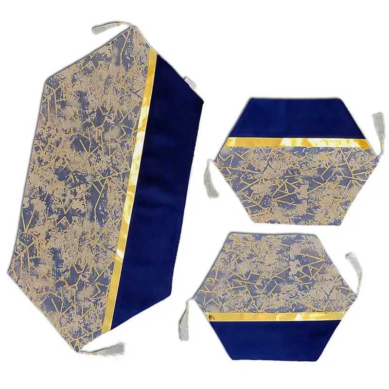 ست رانر 3 تکه باتومد مدل ژاکارد